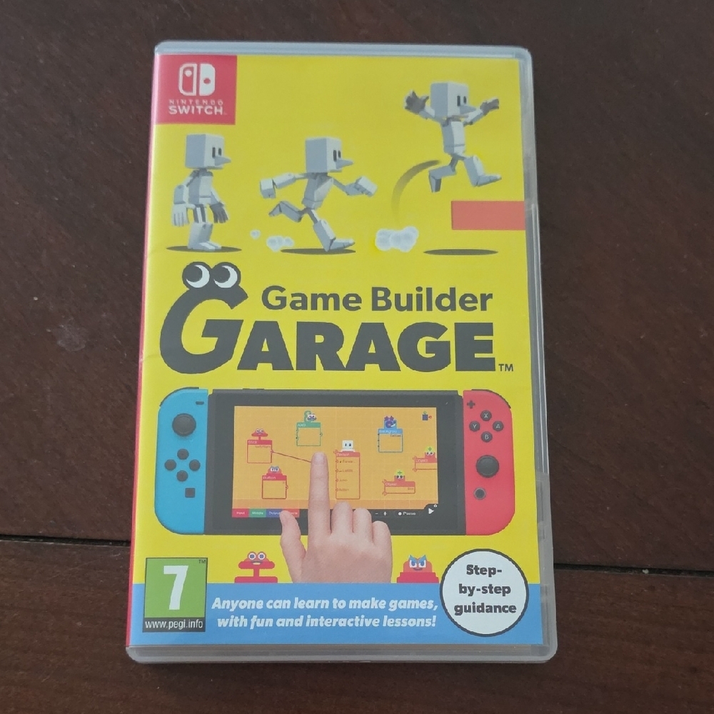 Nintendo Game Builder Garage - Yellow and Red CASE ONLY